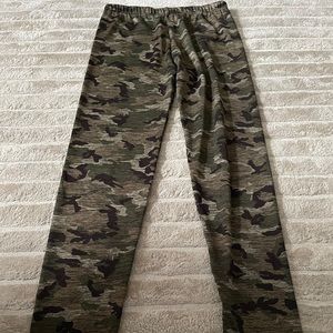 dori creations camo silky leggings sz junior L